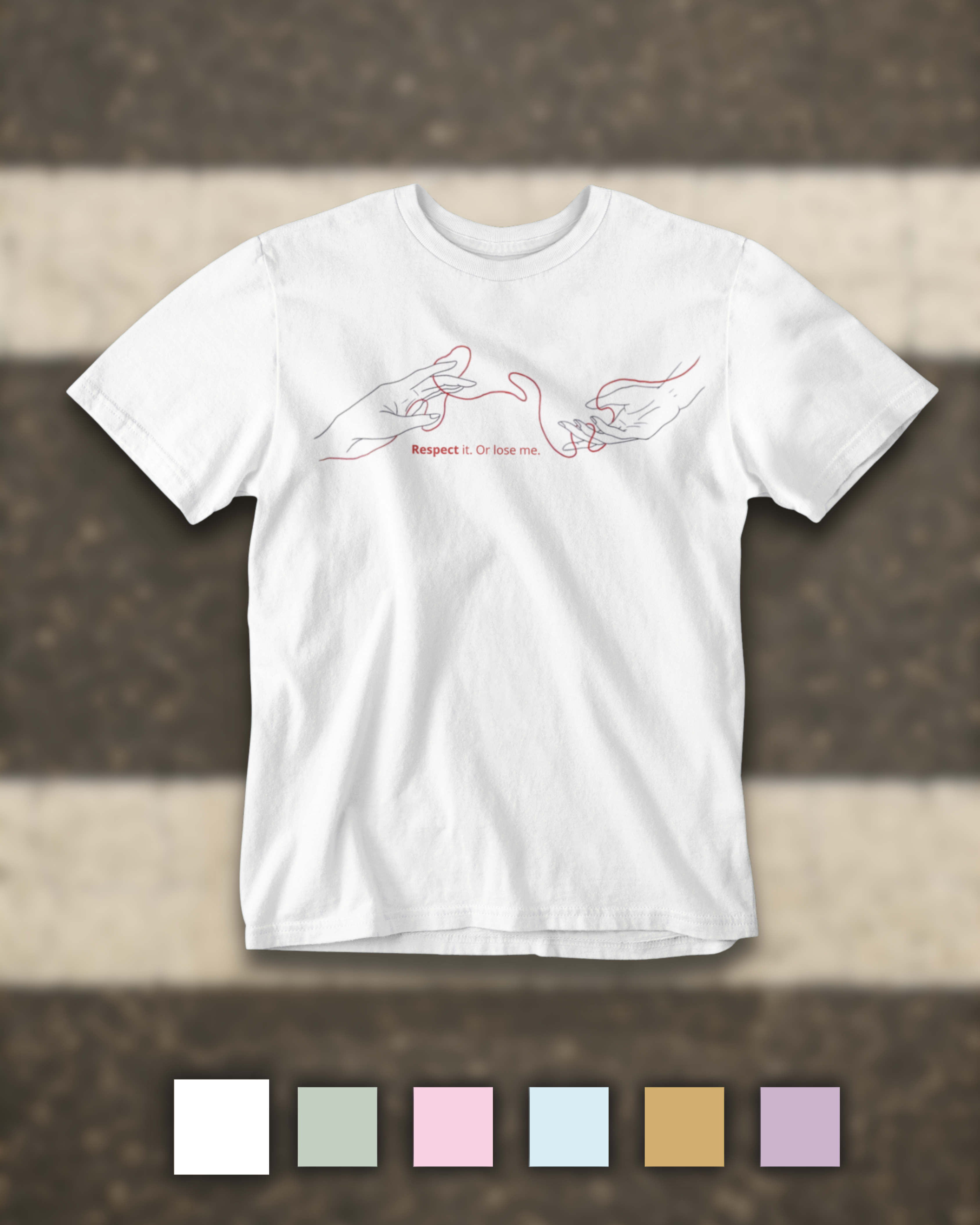 My Line – Unisex Minimal Tee for Real Ones