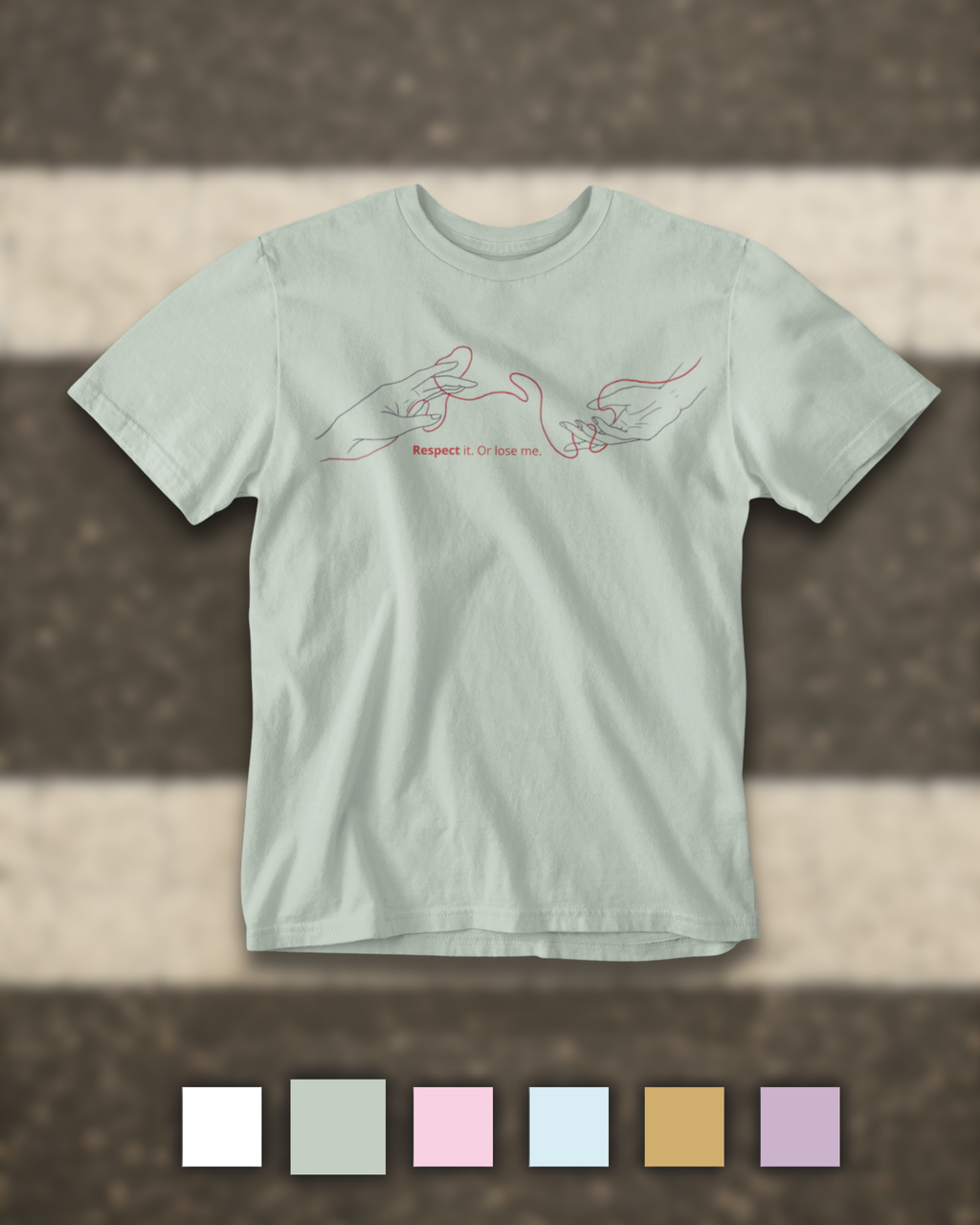My Line – Unisex Minimal Tee for Real Ones