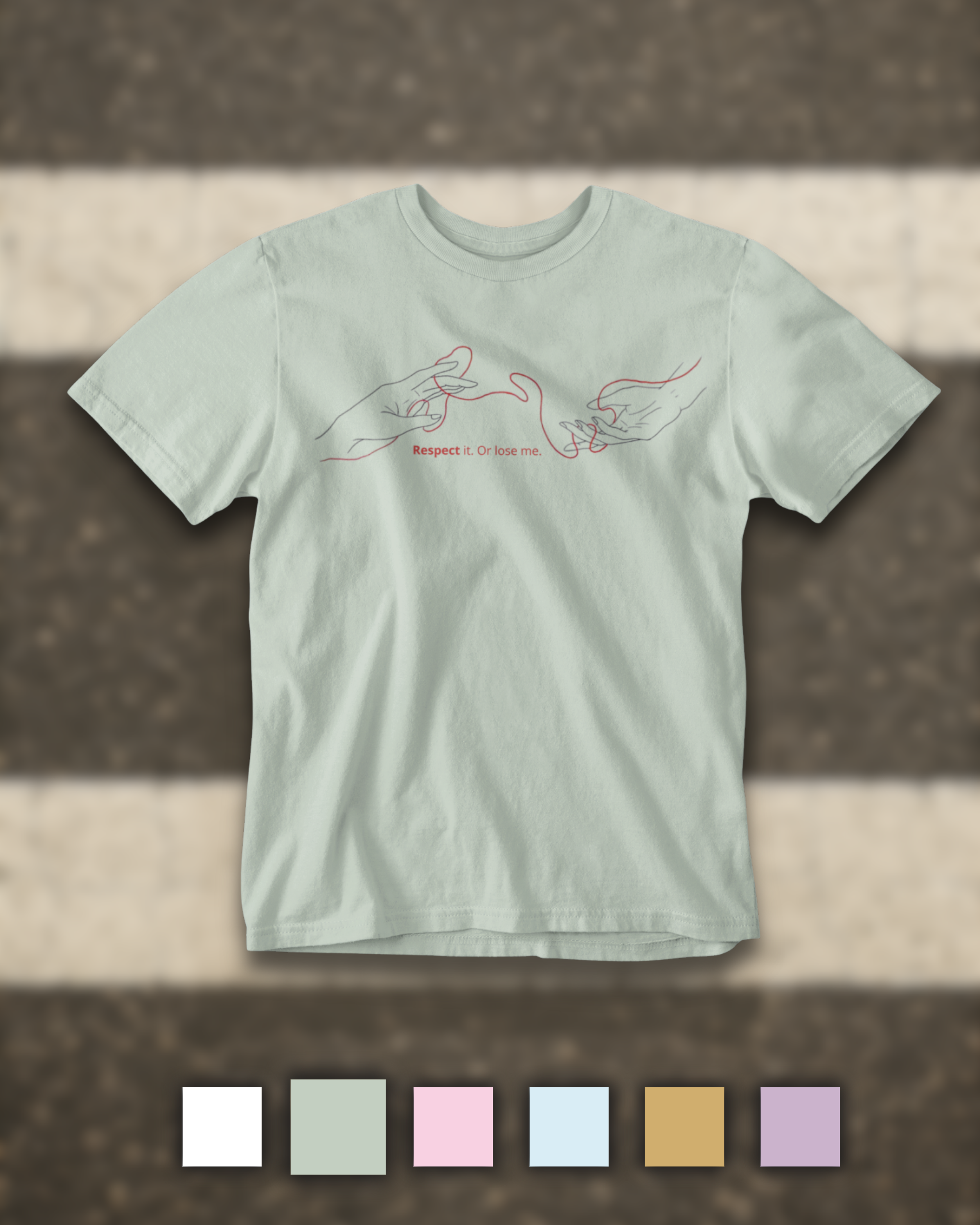 My Line – Unisex Minimal Tee for Real Ones