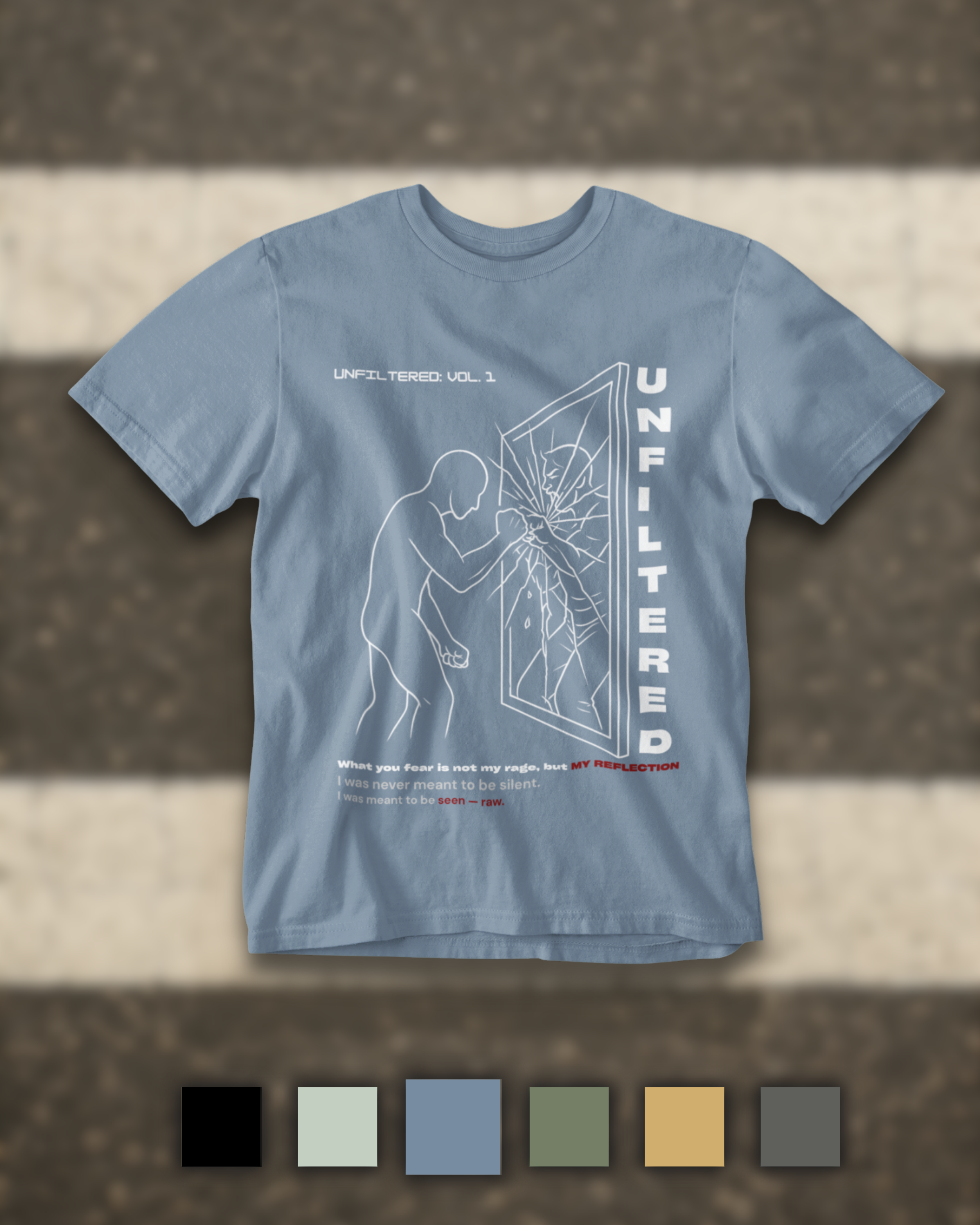 Unfiltered – Unisex Tee for Raw Vibes & Real Ones