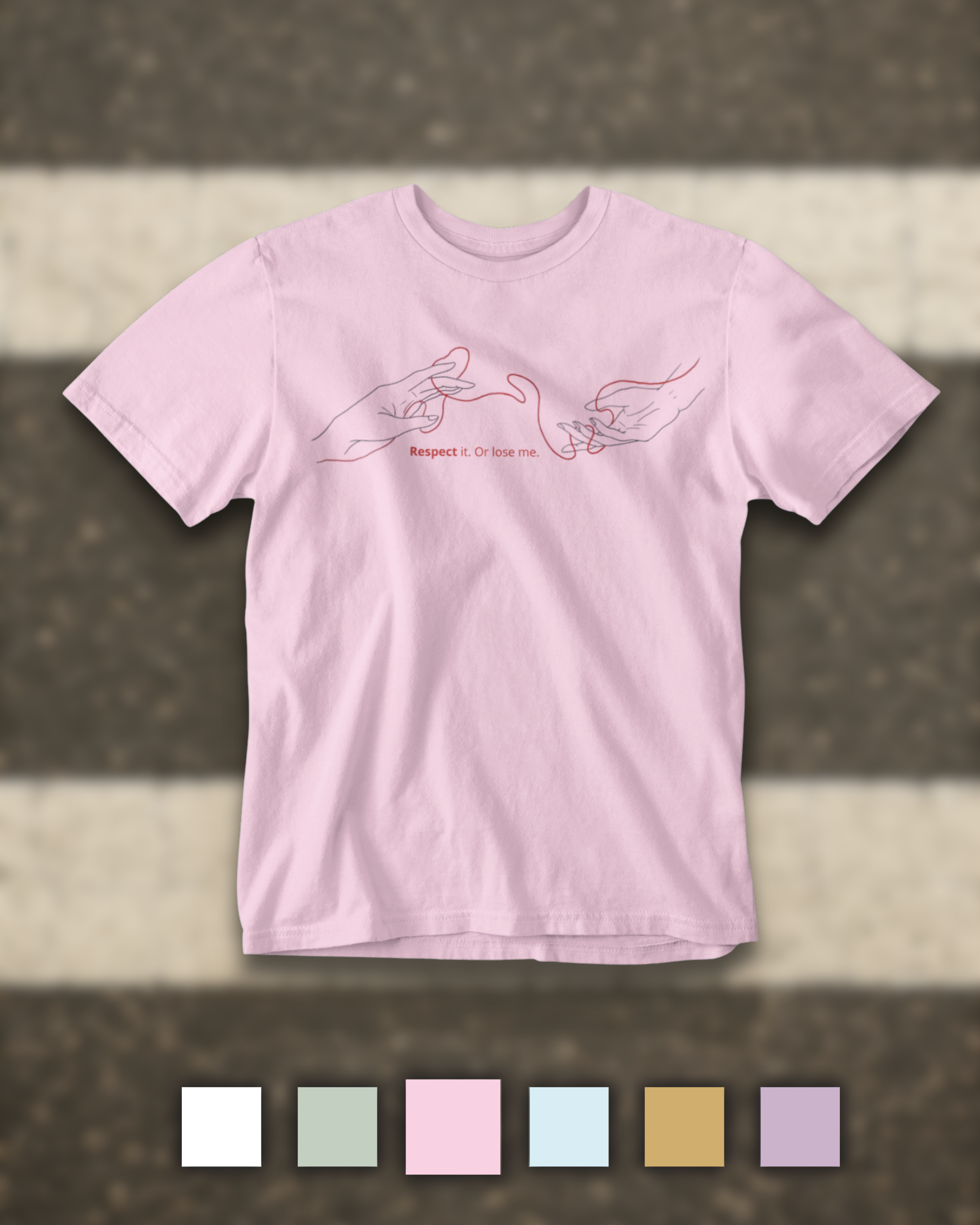 My Line – Unisex Minimal Tee for Real Ones