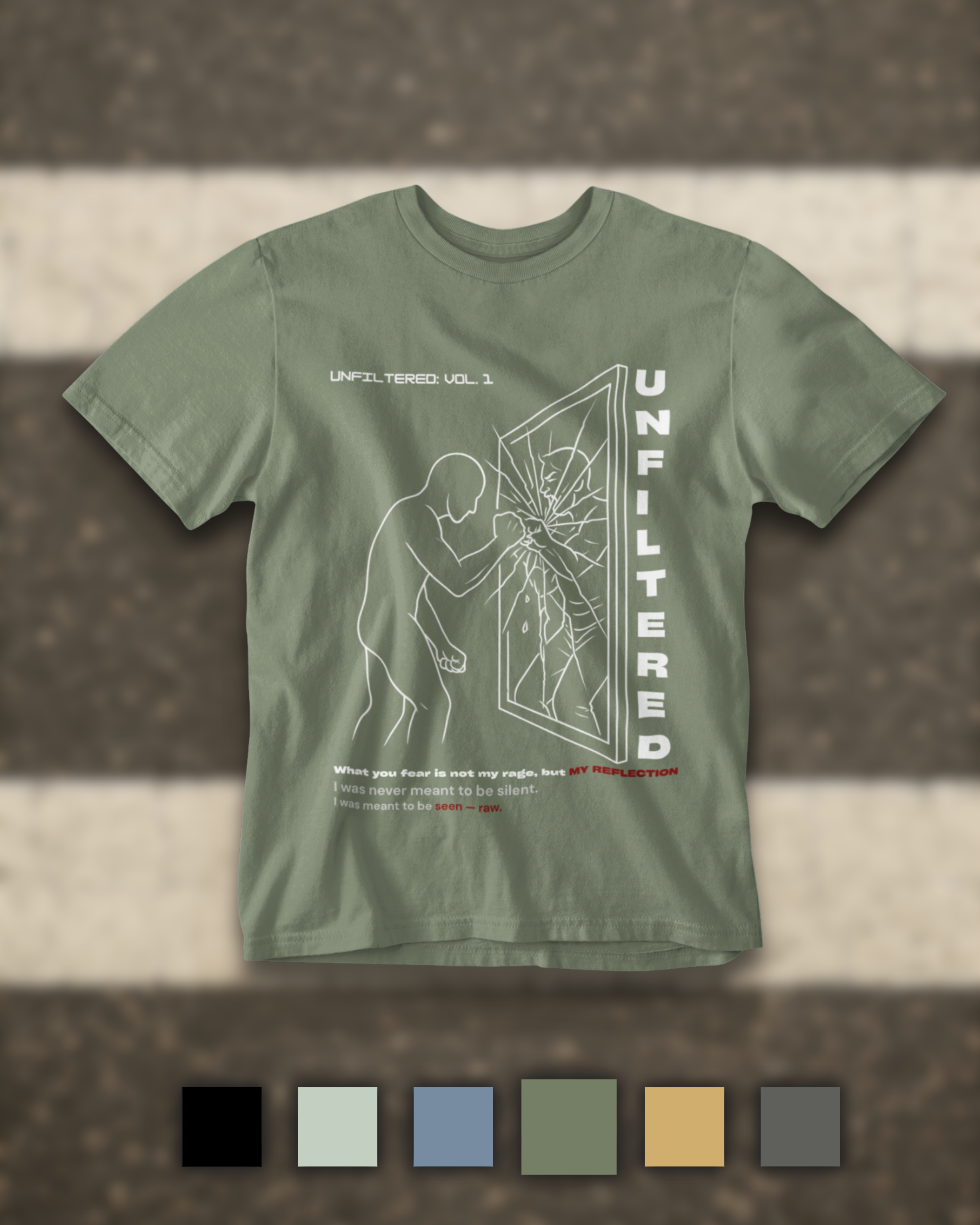 Unfiltered – Unisex Tee for Raw Vibes & Real Ones