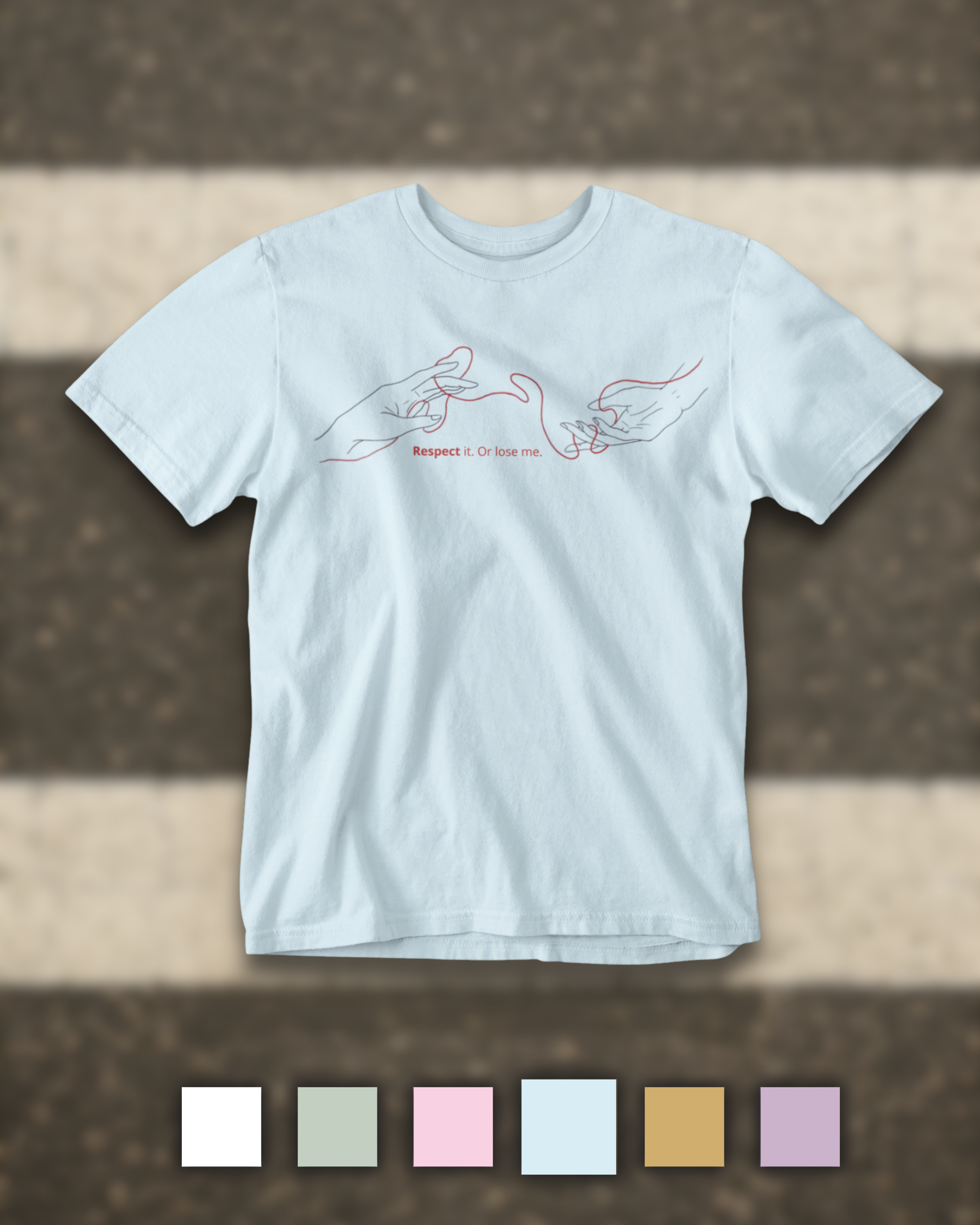 My Line – Unisex Minimal Tee for Real Ones