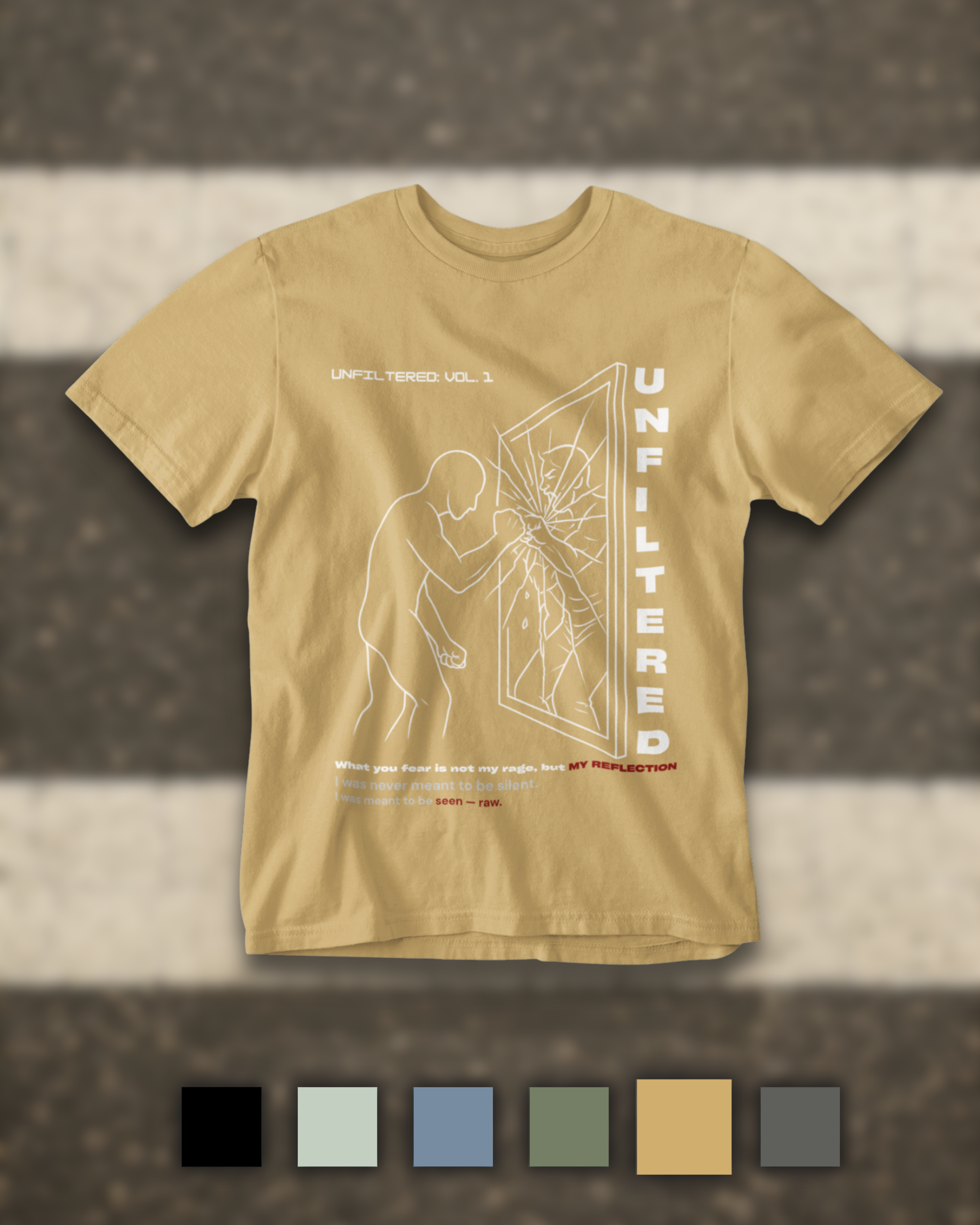 Unfiltered – Unisex Tee for Raw Vibes & Real Ones