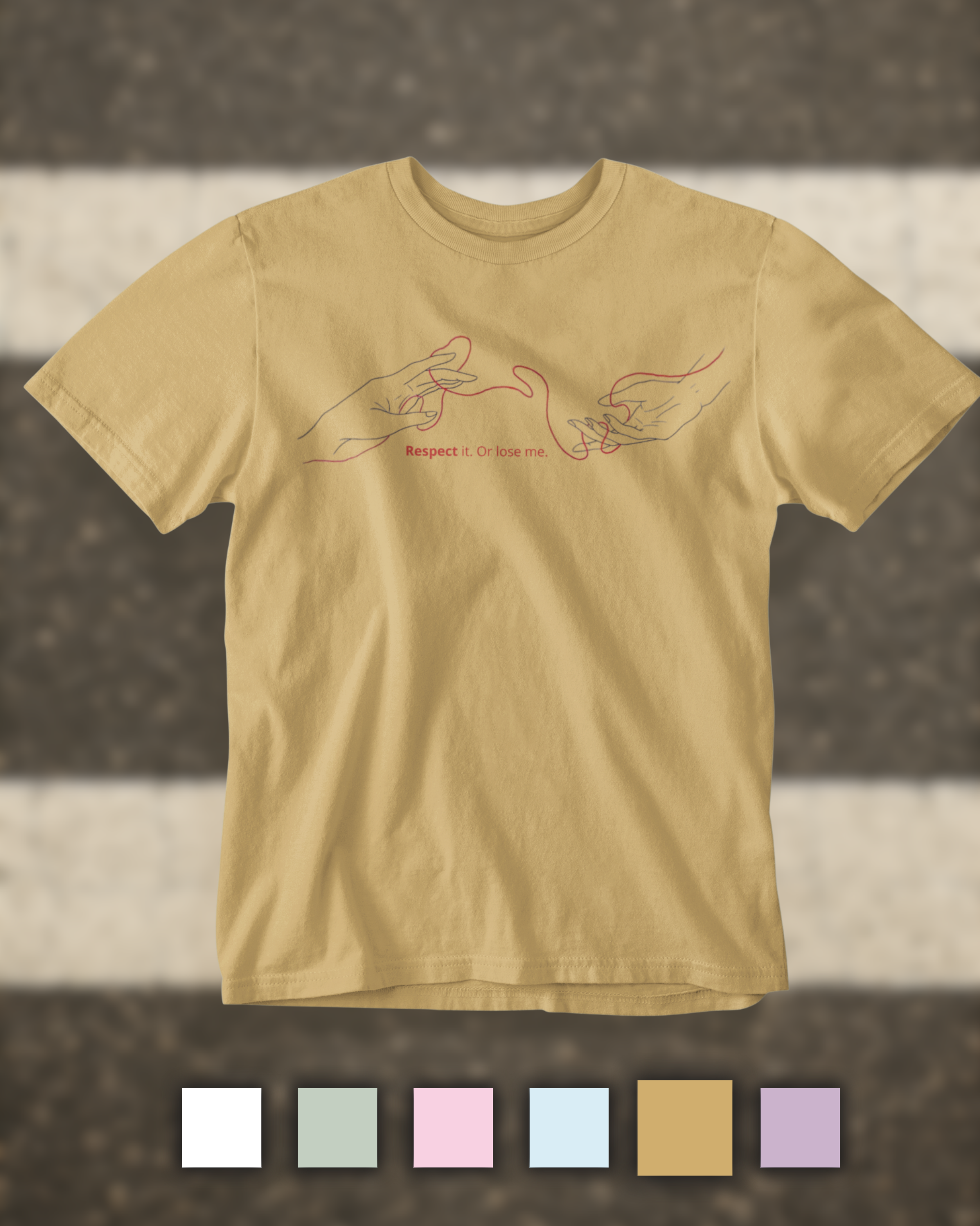 My Line – Unisex Minimal Tee for Real Ones