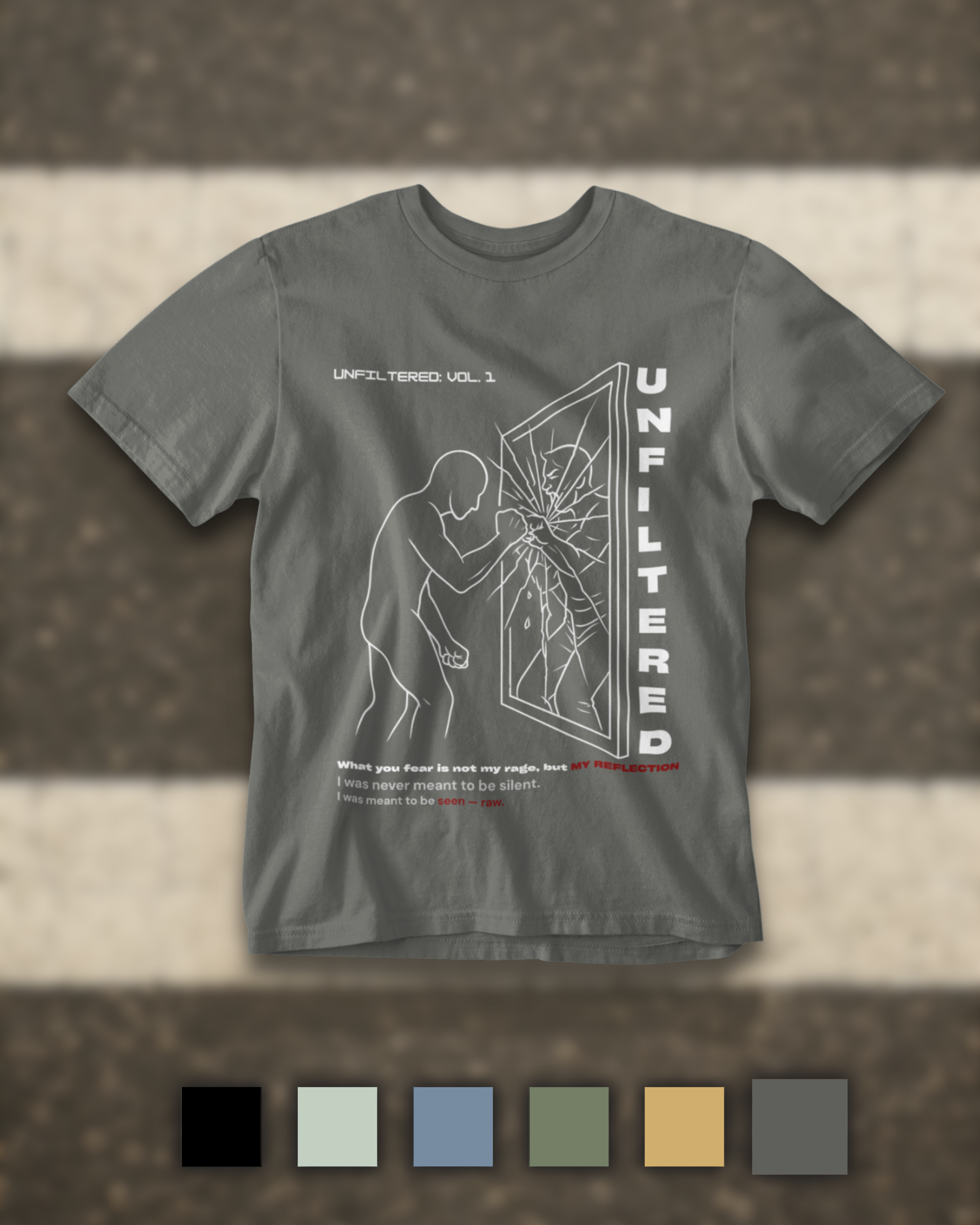 Unfiltered – Unisex Tee for Raw Vibes & Real Ones