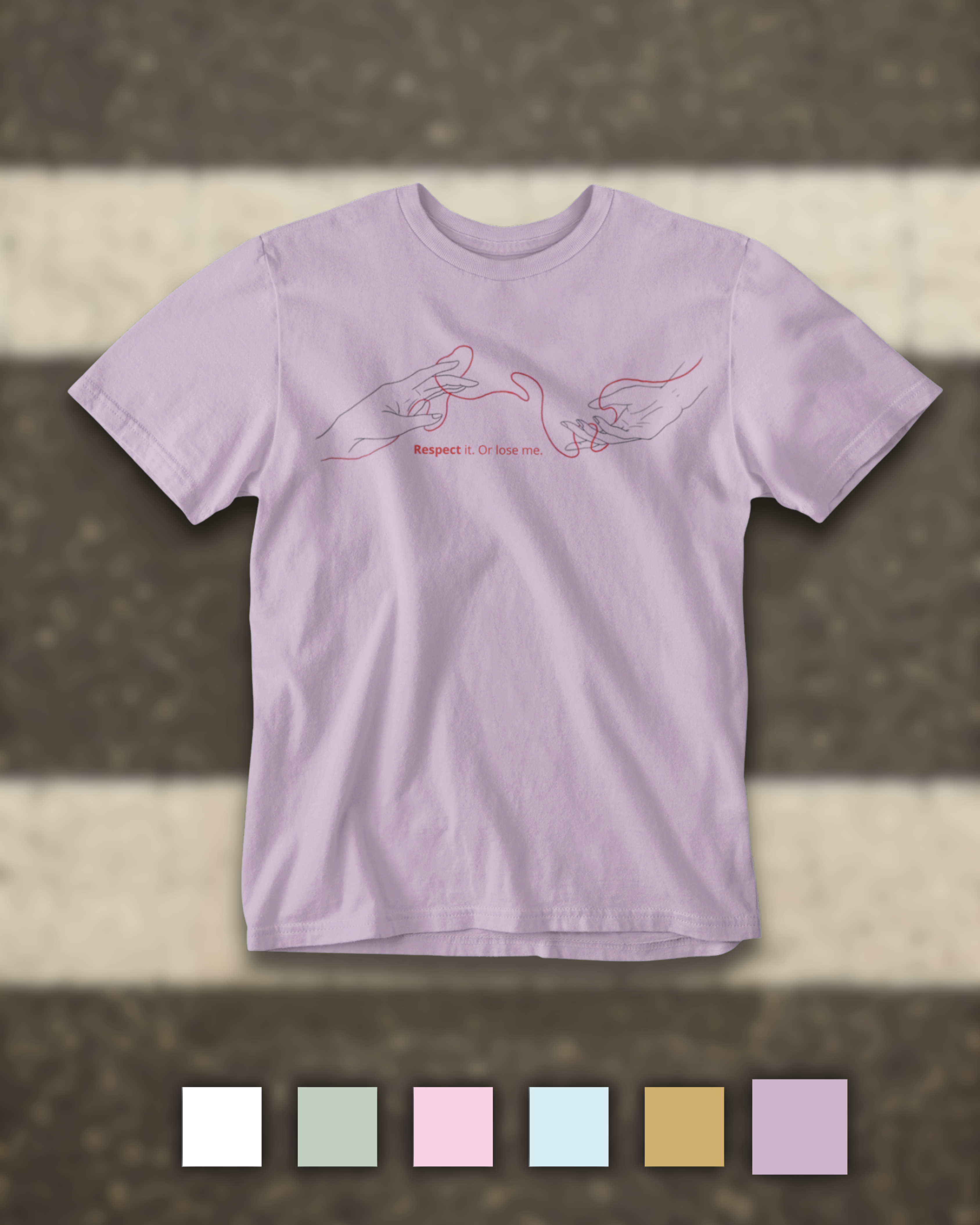 My Line – Unisex Minimal Tee for Real Ones