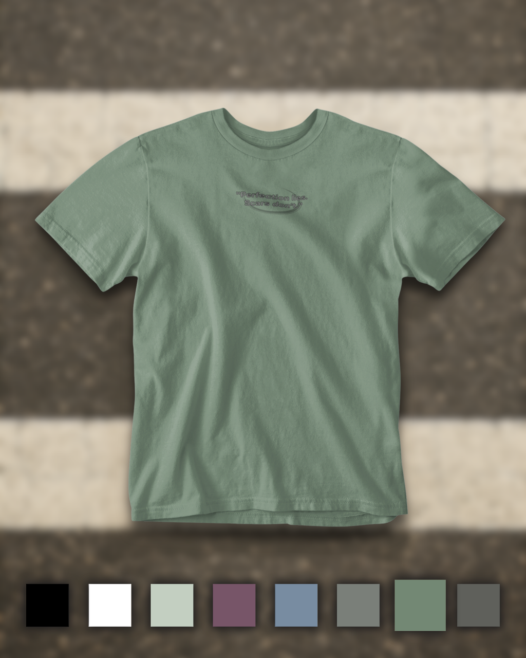 Raw State – Unisex Art Tee with Edge