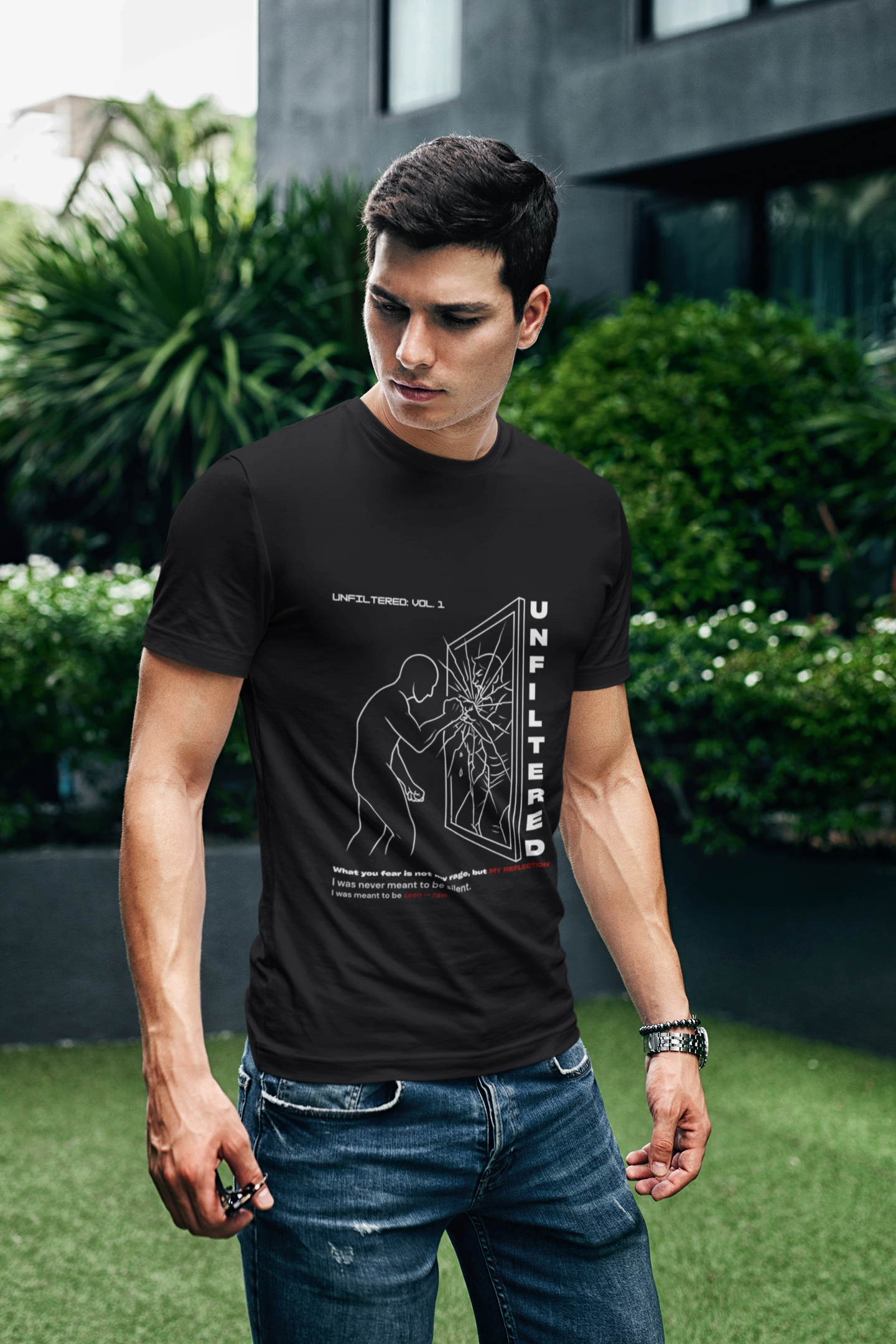 Unfiltered – Unisex Tee for Raw Vibes & Real Ones