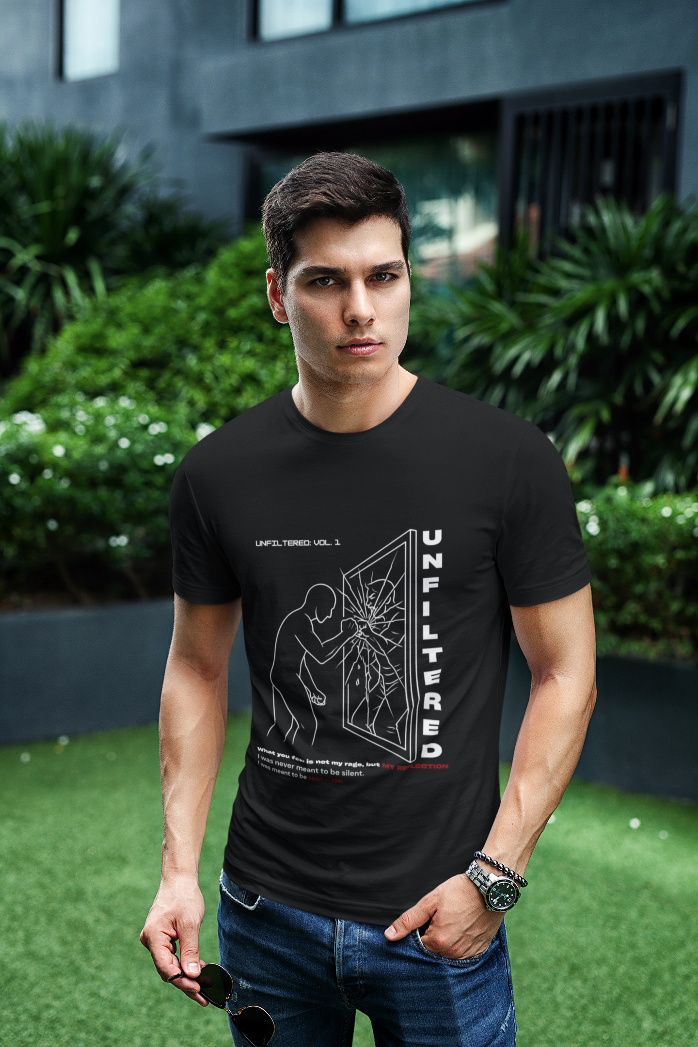Unfiltered – Unisex Tee for Raw Vibes & Real Ones