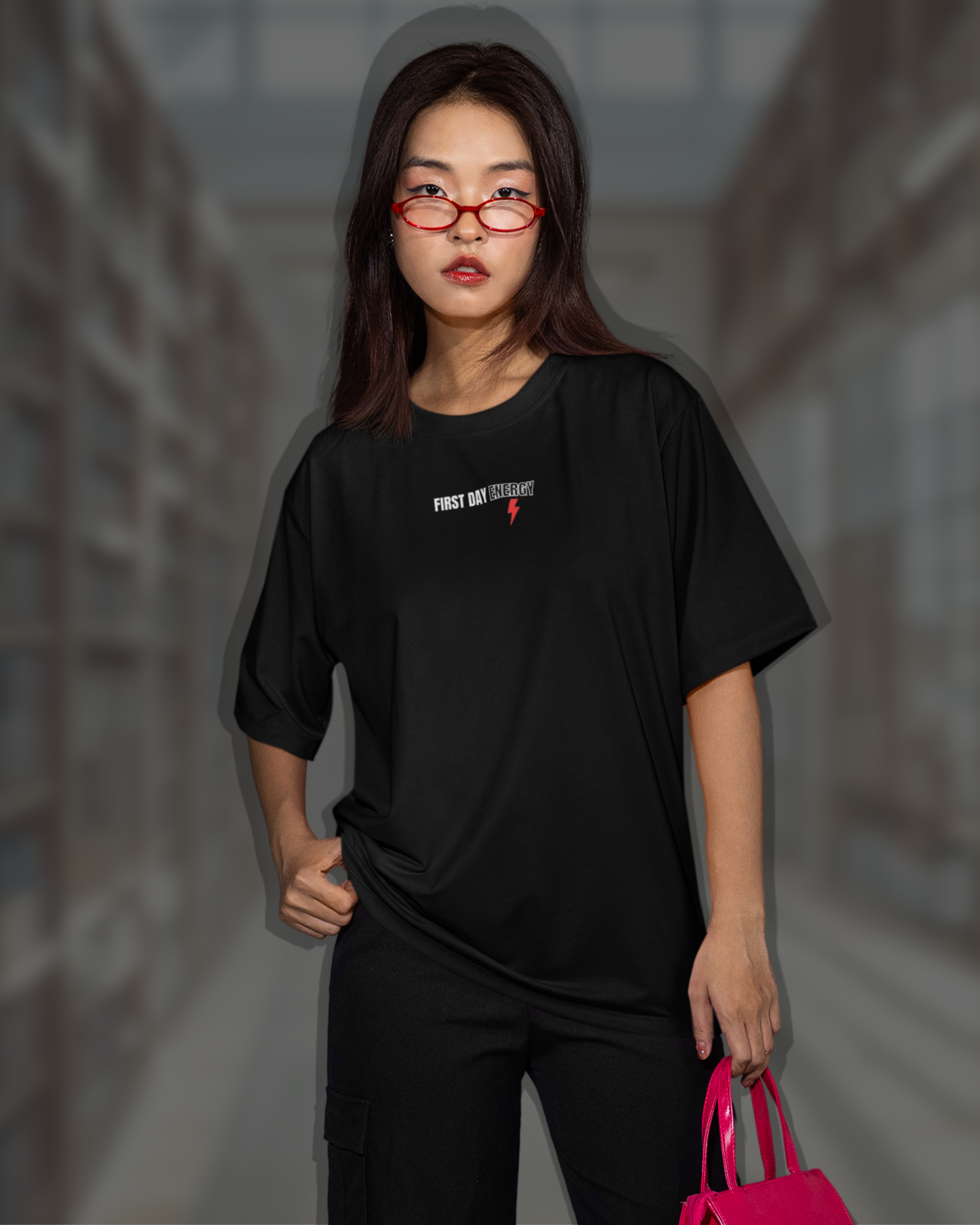 First Day Energy – Unisex Oversized Boxy Tee for Game Changers