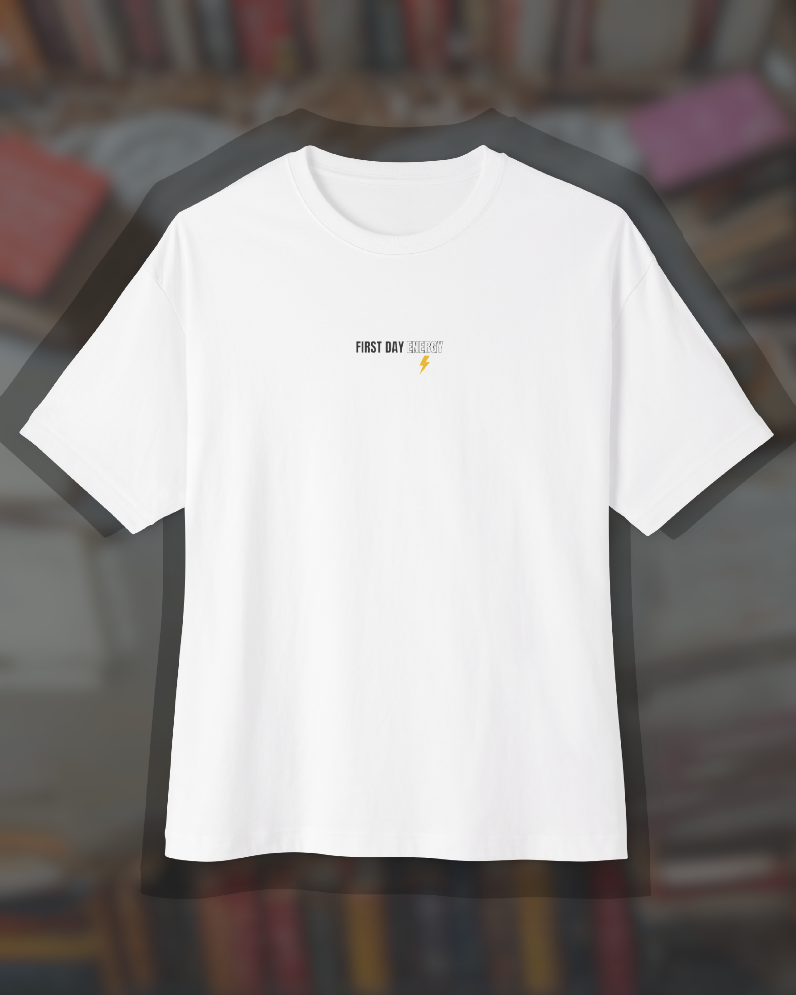 First Day Energy – Unisex Oversized Boxy Tee for Game Changers