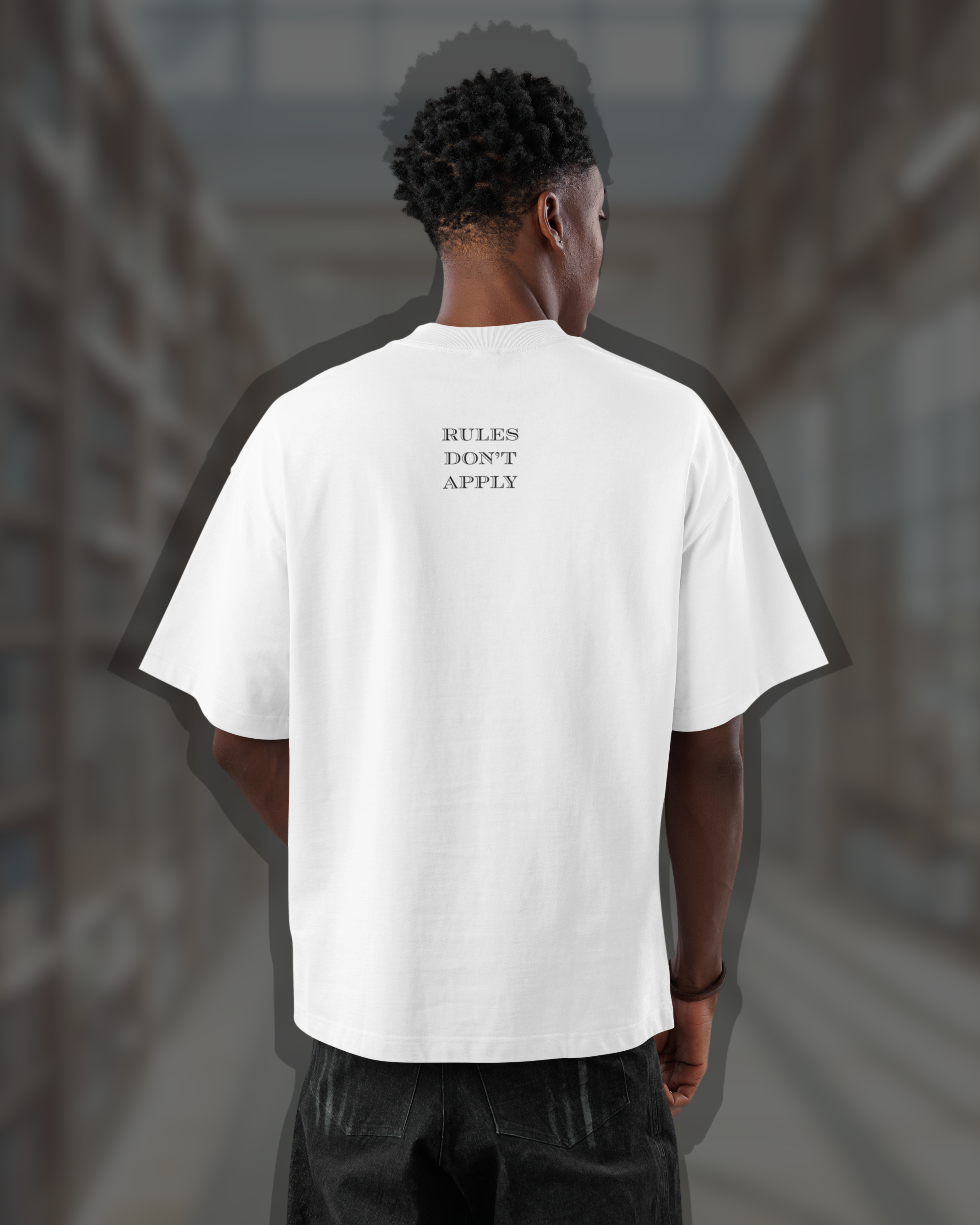 Rules Don’t Apply – Unisex Oversized Boxy Tee for Rule Breakers
