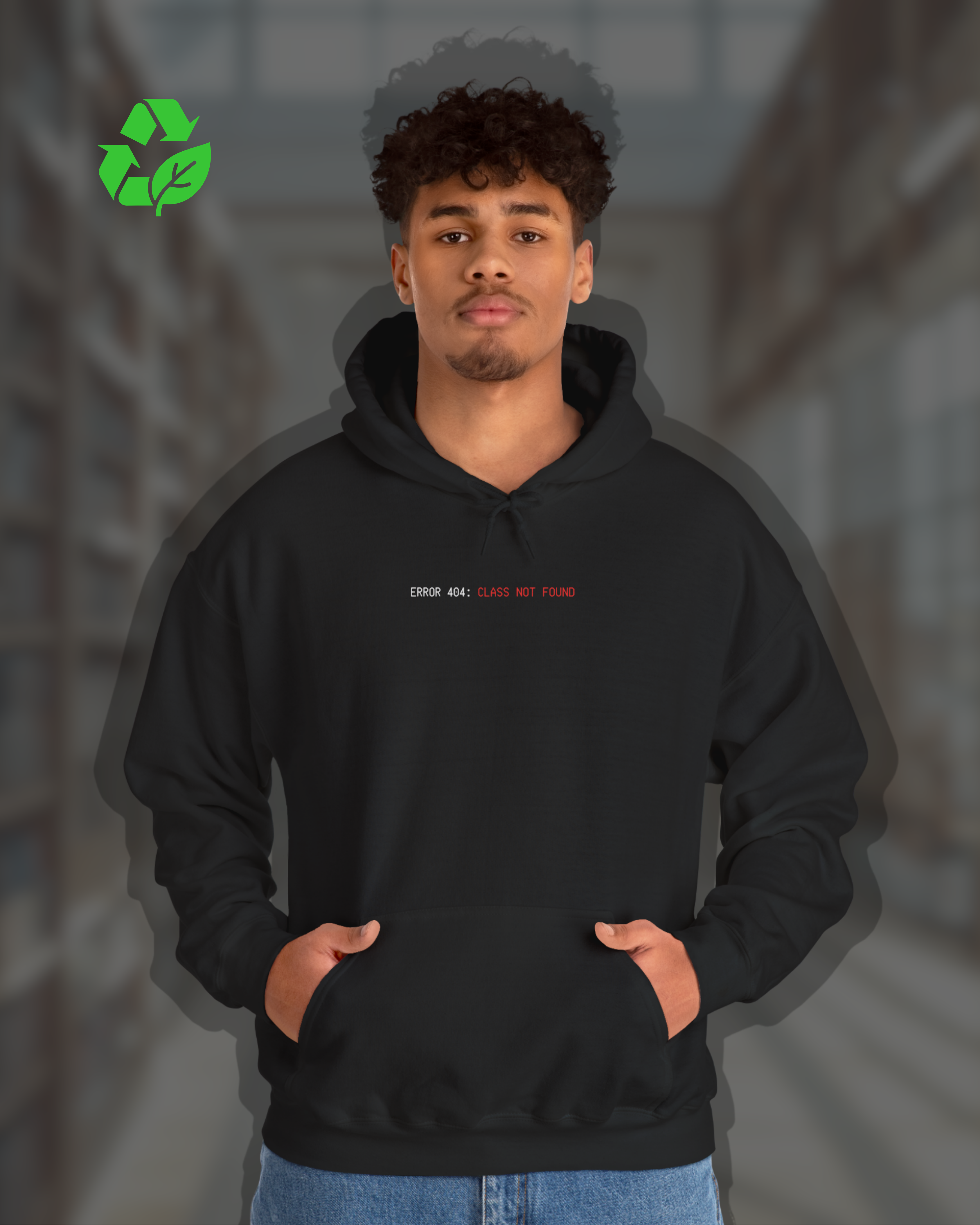 ERROR 404: Class Not Found – Unisex Hoodie for the Classless Rebels