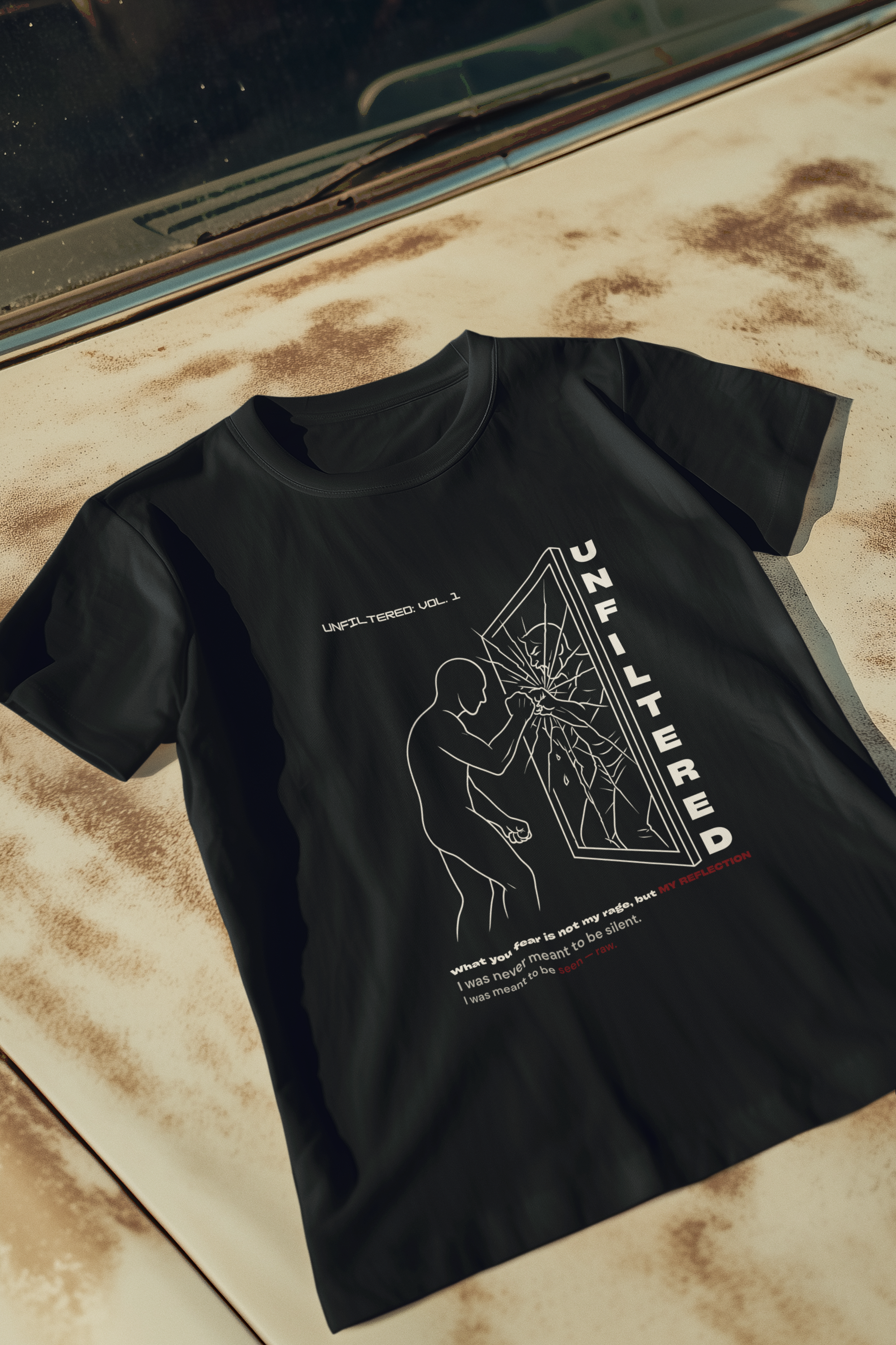 Unfiltered – Unisex Tee for Raw Vibes & Real Ones