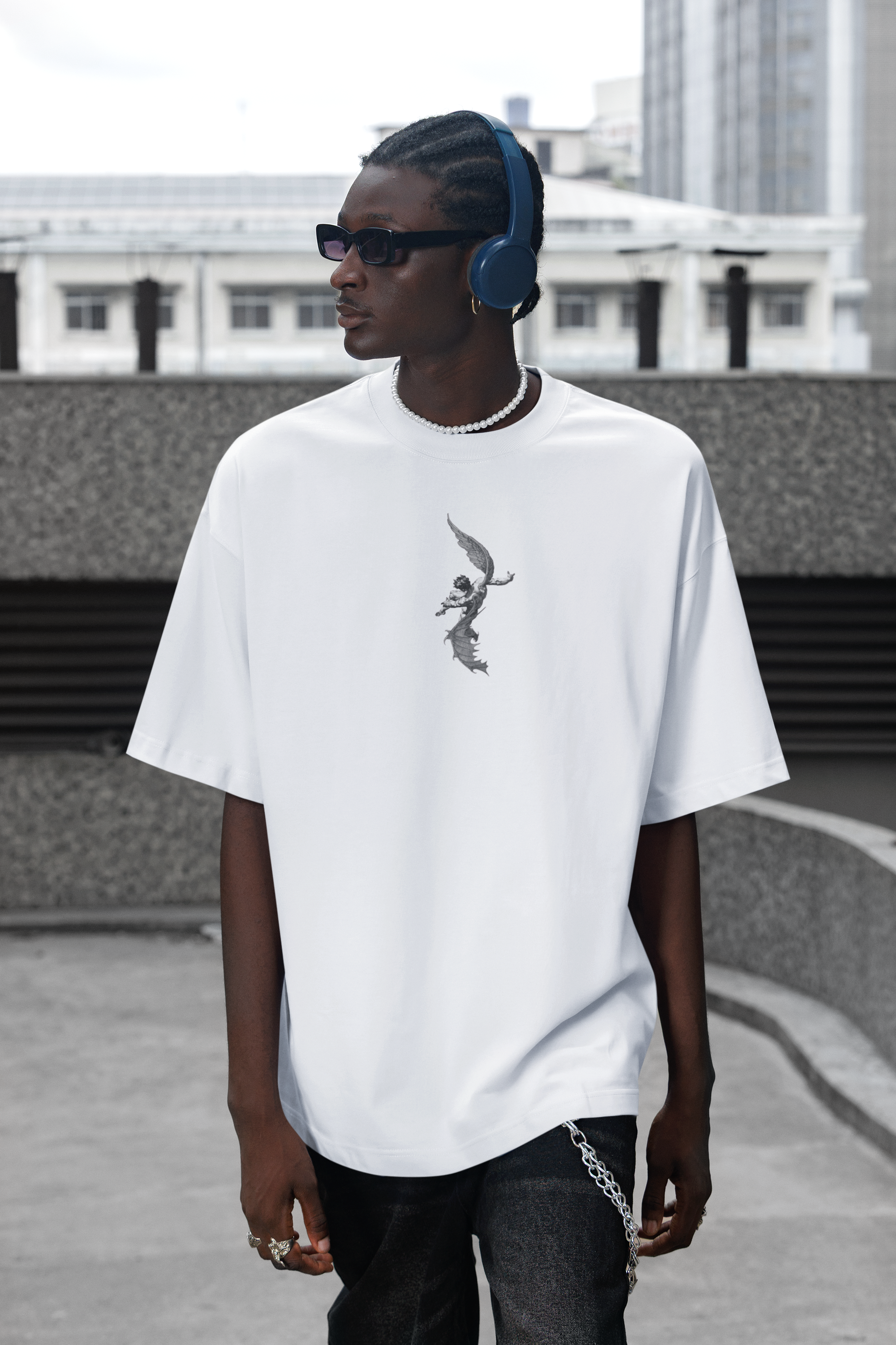 Pleasant – Unisex Oversized Tee for the Fearfully Graceful