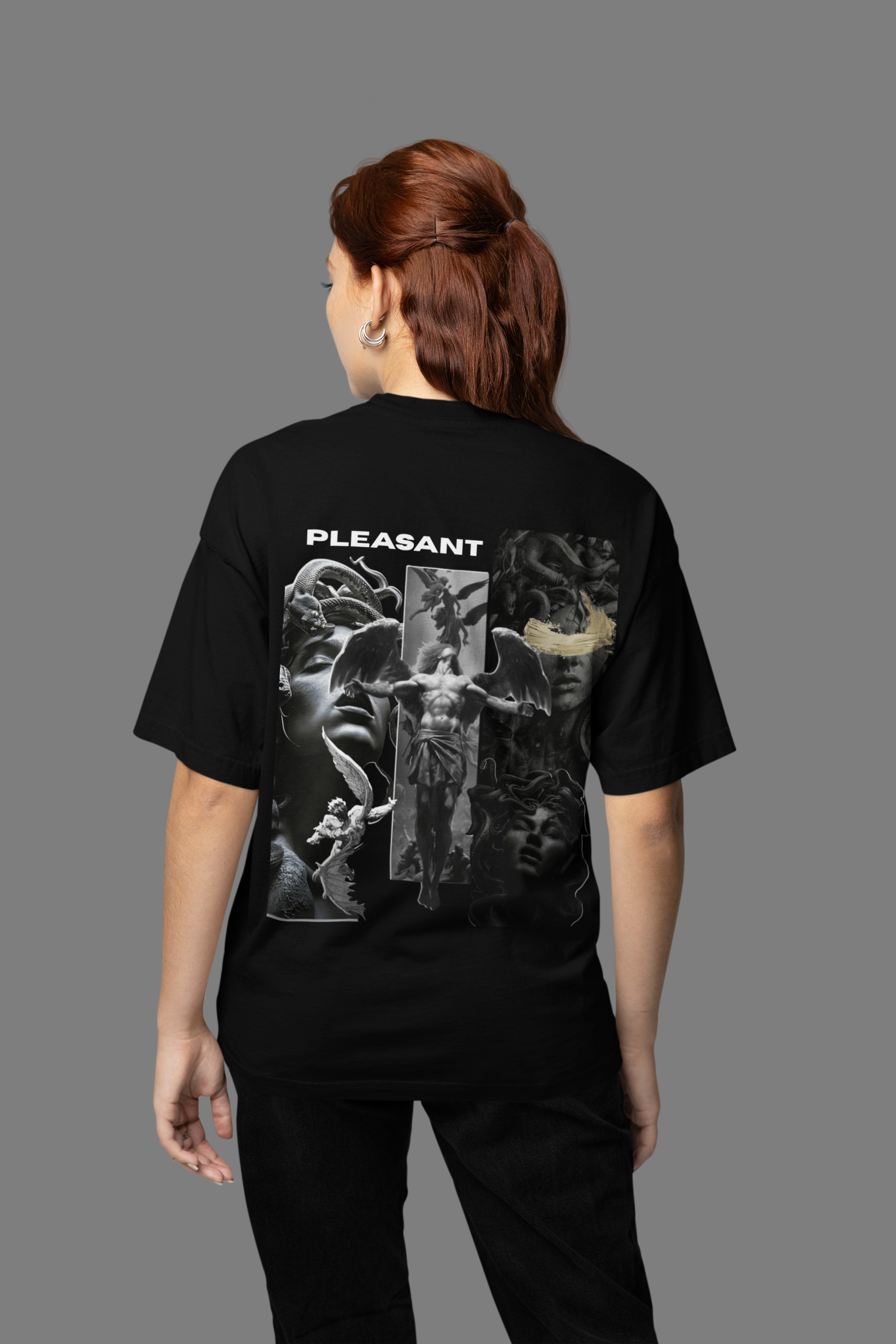 Pleasant – Unisex Oversized Tee for the Fearfully Graceful