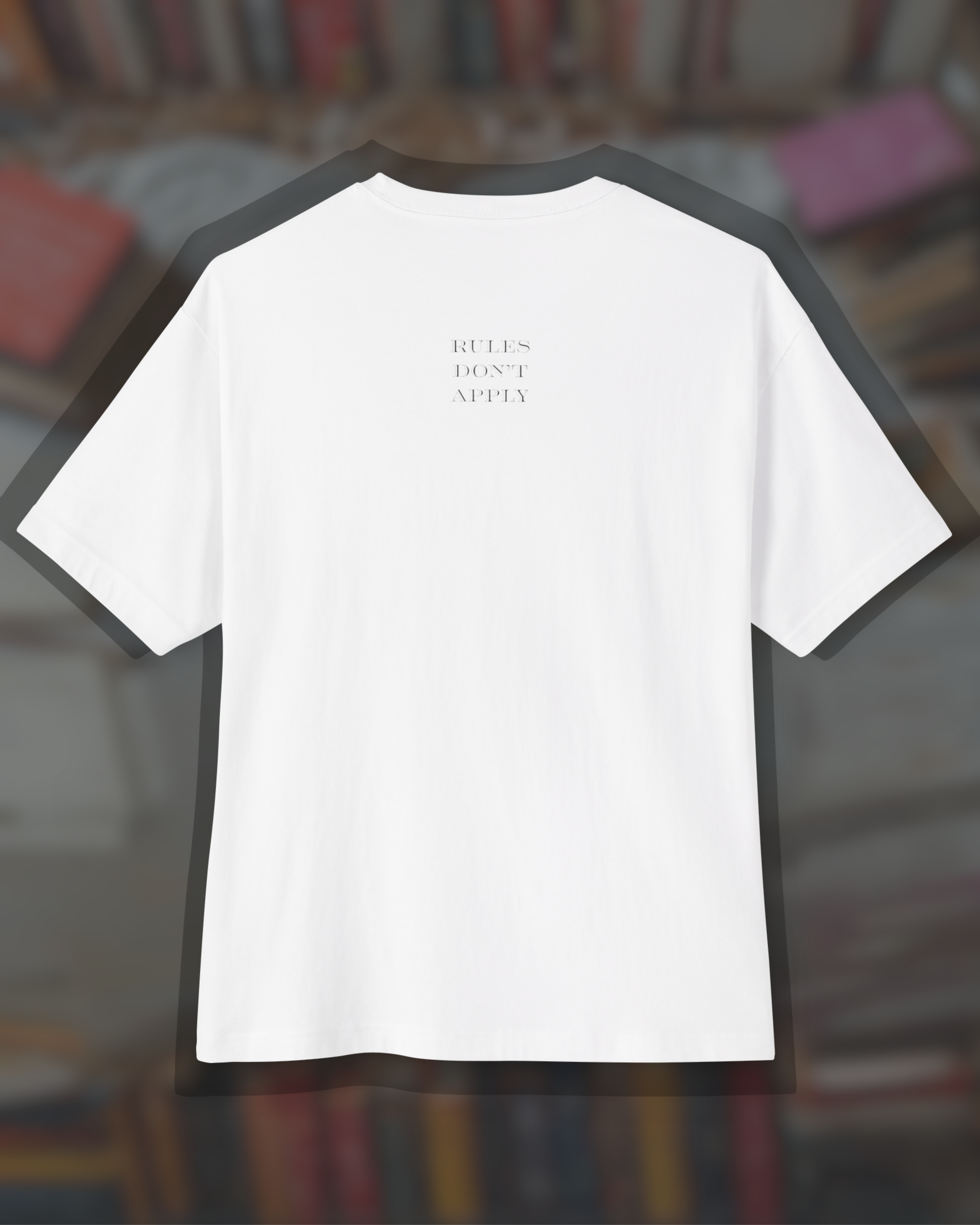 Rules Don’t Apply – Unisex Oversized Boxy Tee for Rule Breakers